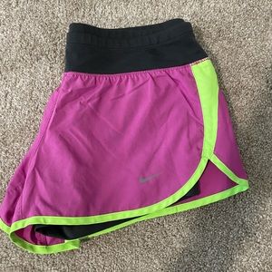 Nike shorts with liner size medium